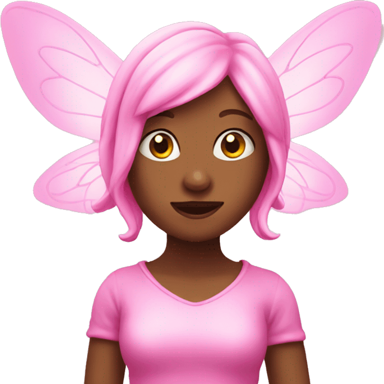 pink fairy emoji