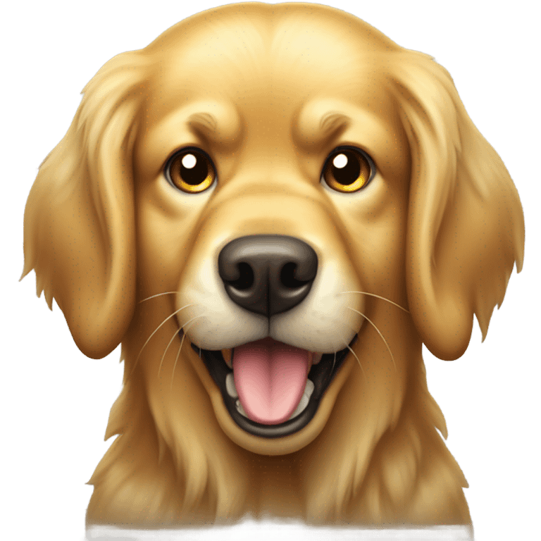 Angry Golden retriever  emoji