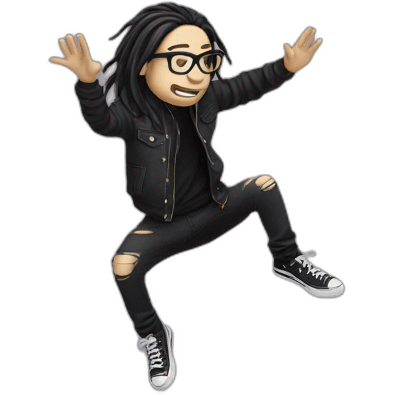 skrillex dancing on water emoji