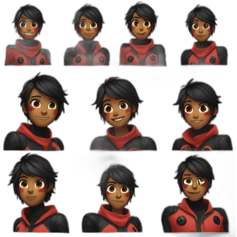 Miraculous ladybug emoji