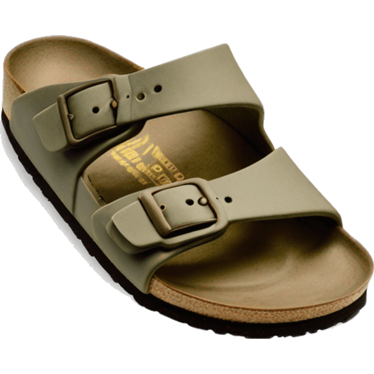 Birkenstock clogs khaki washed color close toed emoji