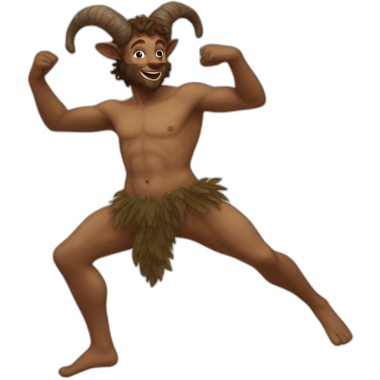 satyr dance emoji