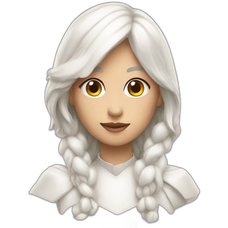 Coeur blanc emoji