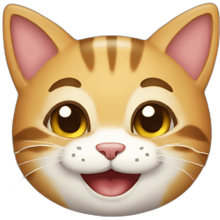 Gatito sonriendo emoji