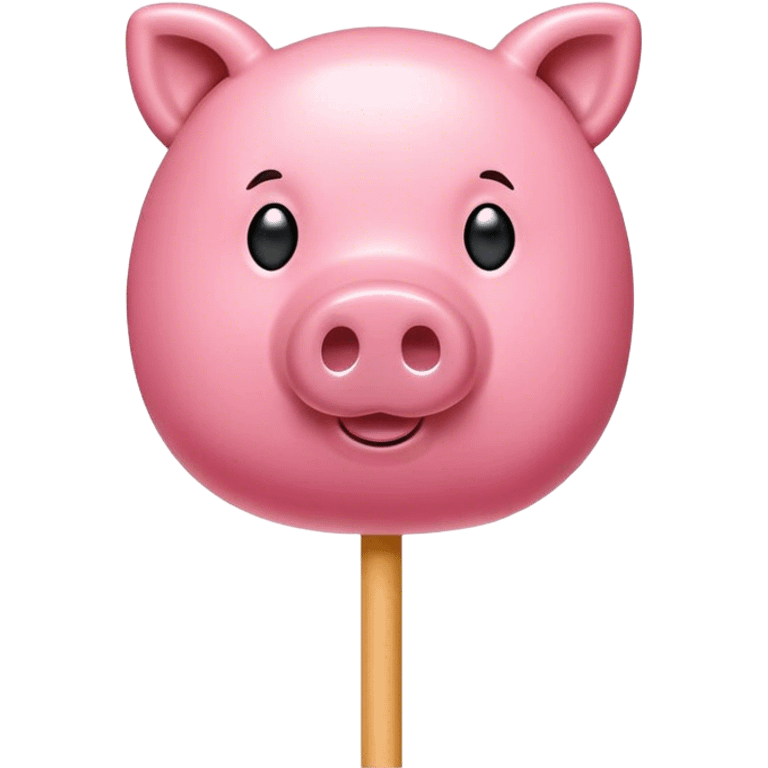 pink spam pig lollipop  emoji