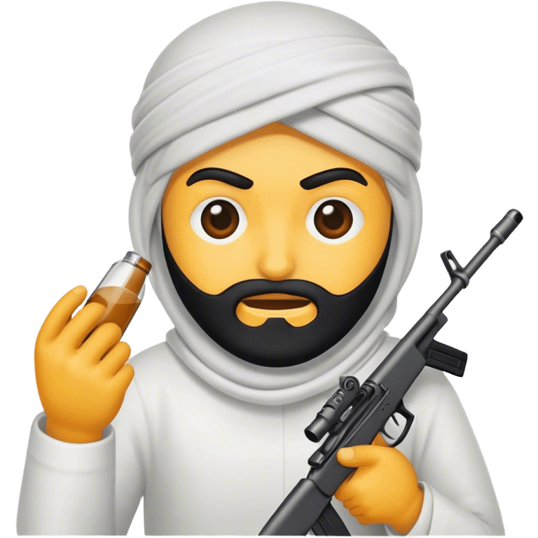 Terrorist doing cocIne emoji