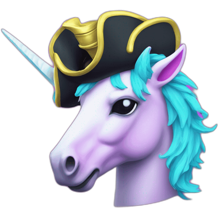 pirate neon vaporwave unicorn emoji