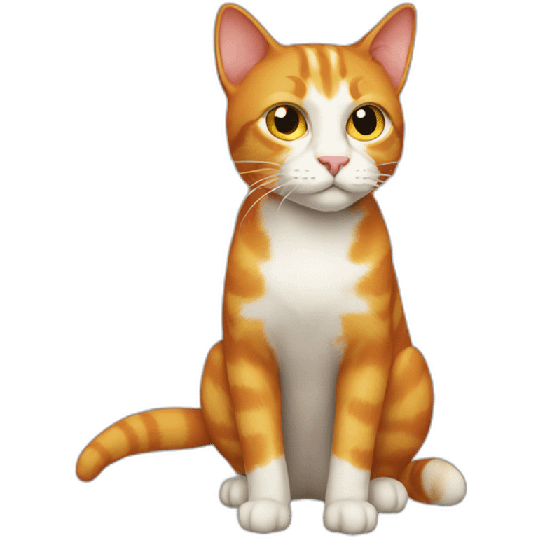 Ginger Cat computer scientist emoji