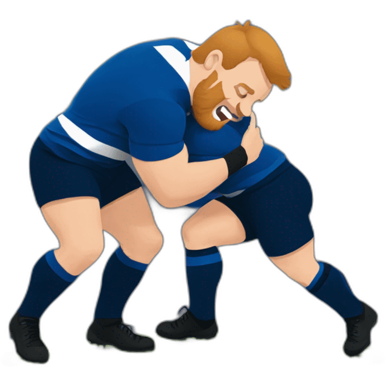 scotland rugby spanking a leprechaun emoji