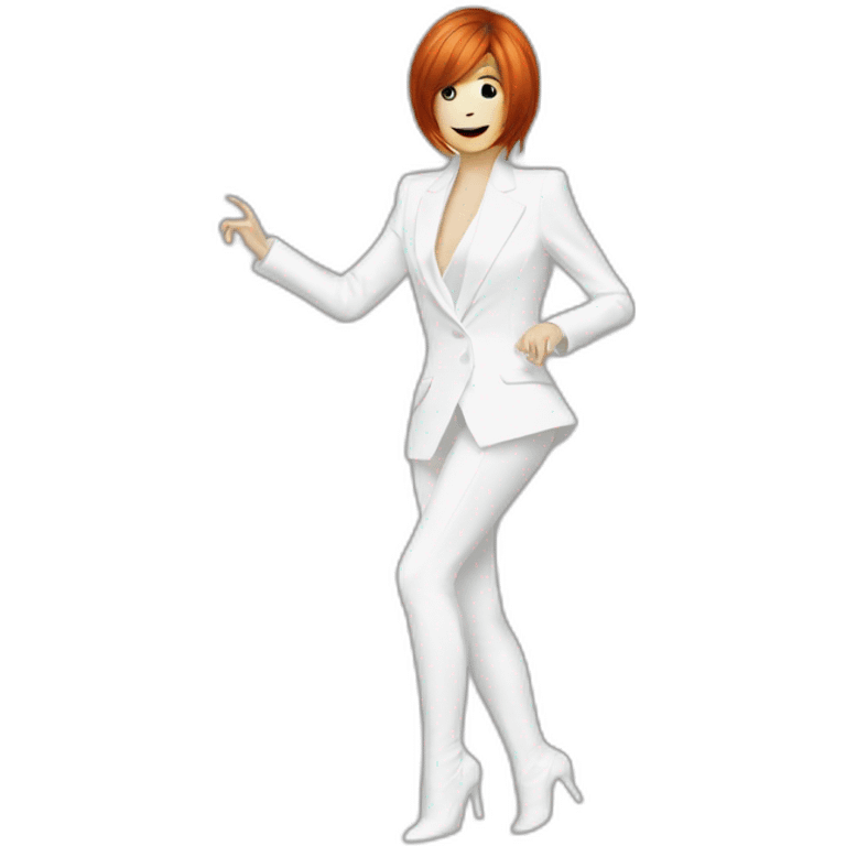 Mylène farmer dancing suit emoji