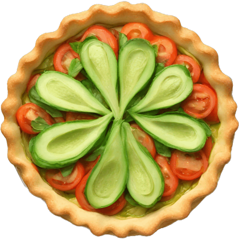 vegetable tart  emoji