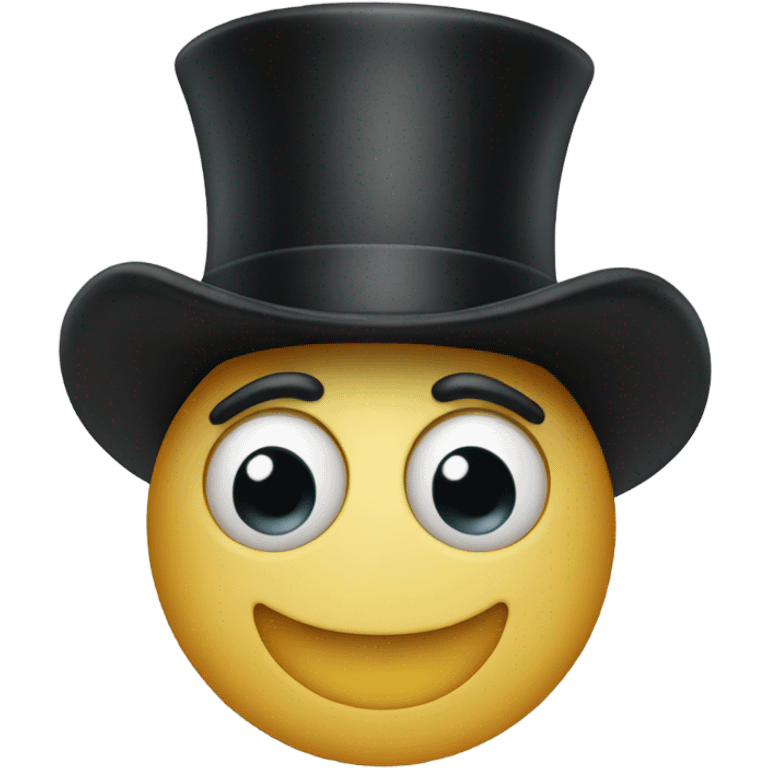 Heart wearing a top hat emoji