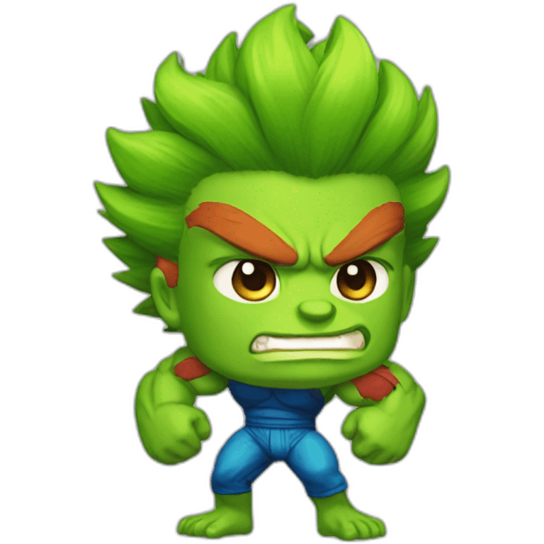 Blanka street fighter shopping emoji