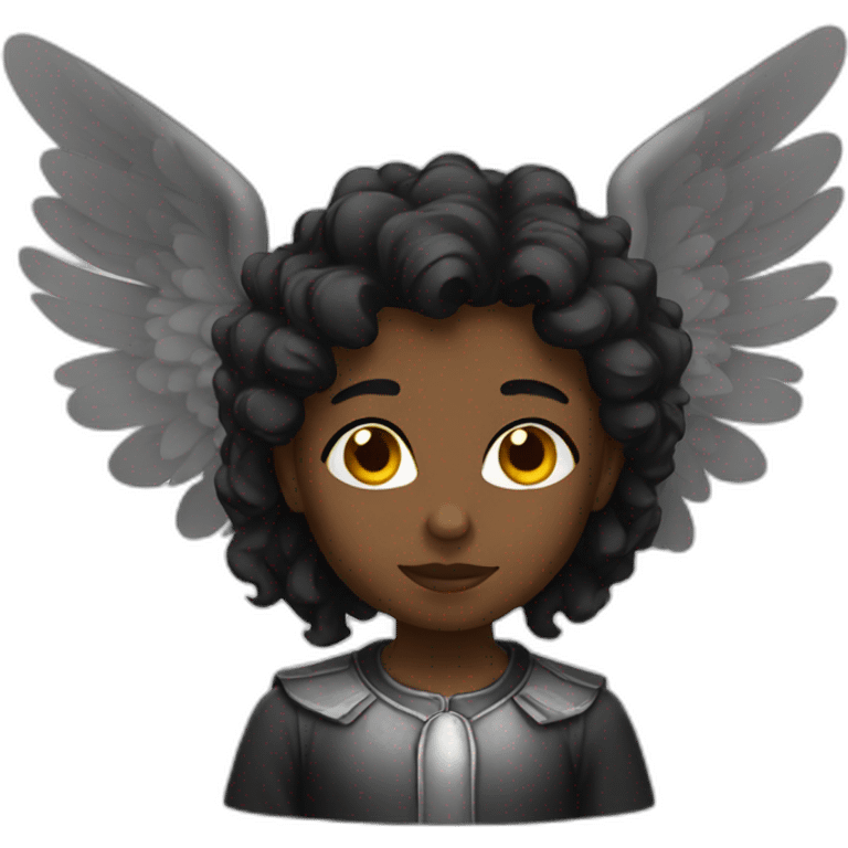 black angel emoji