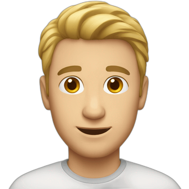 Caucasian man emoji