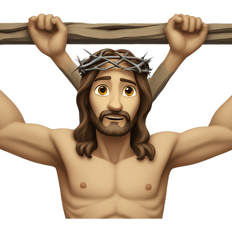 Jesus on the cross emoji