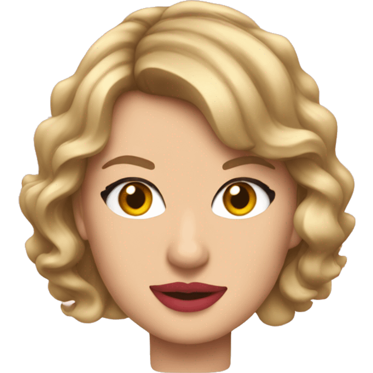 Taylor Swift in pink  emoji