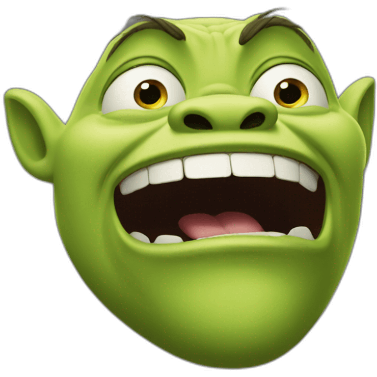 shreck screaming emoji