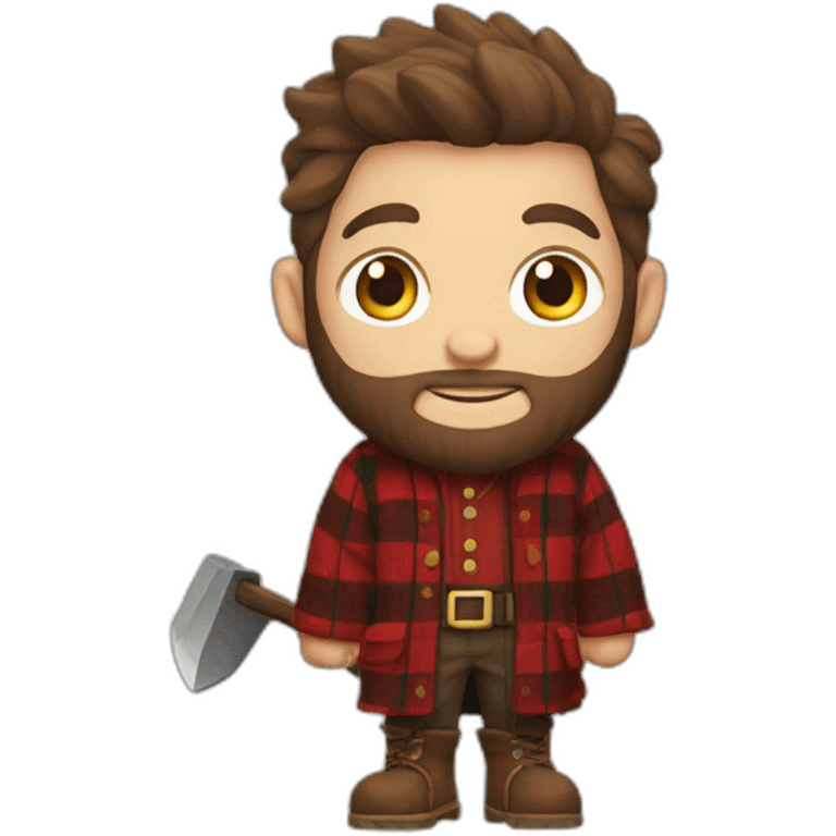 lumberjack in hogwarts robes emoji