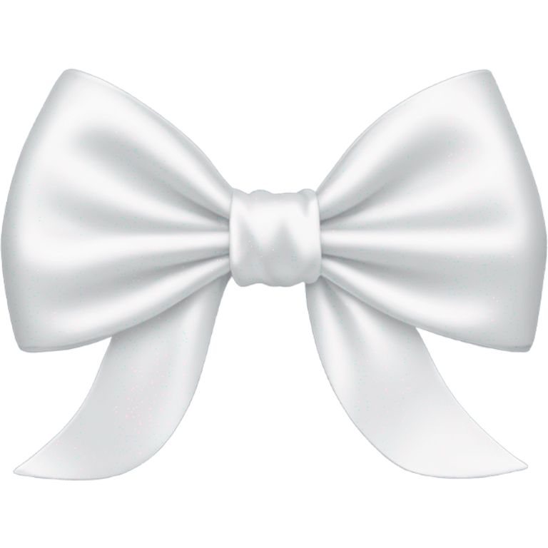 white bow emoji