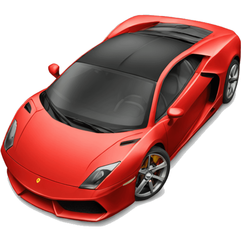 exotic car red emoji