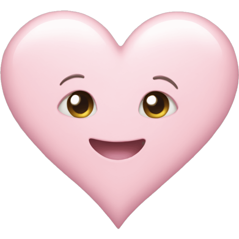 soft pink heart emoji