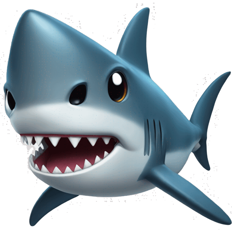 Shark with topat emoji