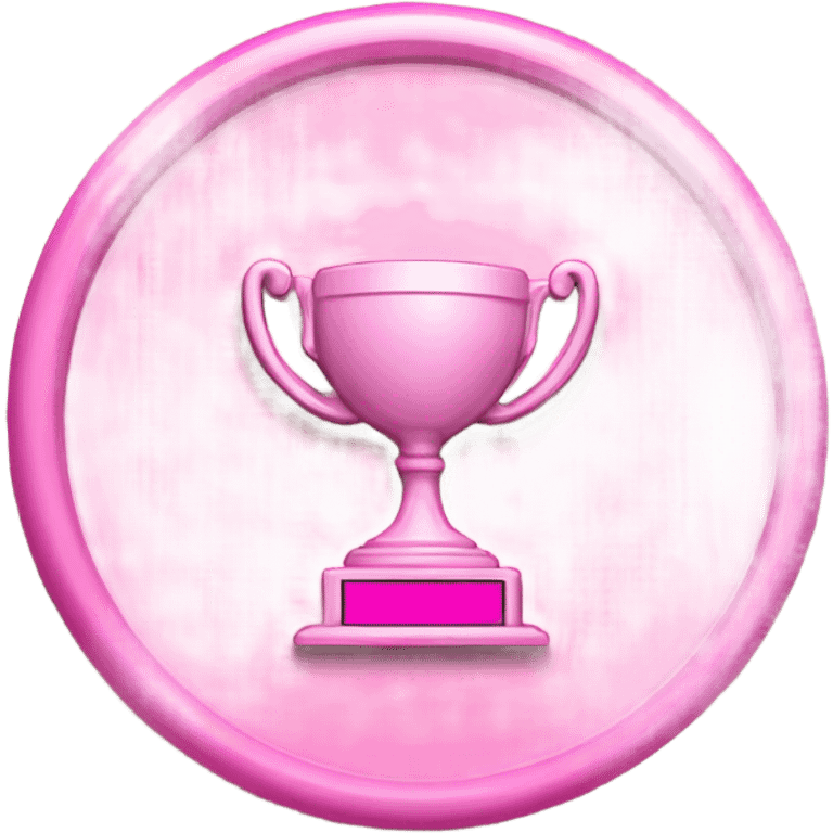 pink award plaque emoji