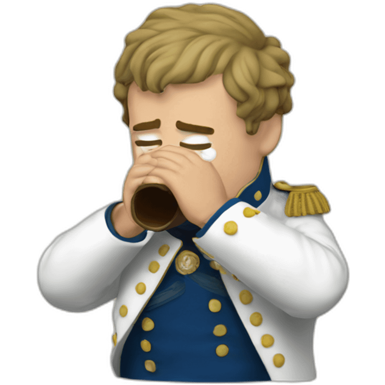 Napoleon vomiting emoji