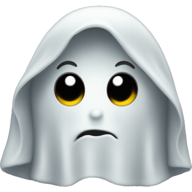 Shy ghost  emoji