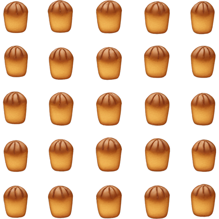 madeleine (cake) emoji