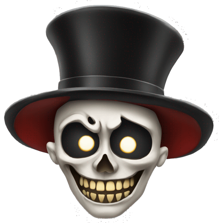 ringmaster with skull hat emoji