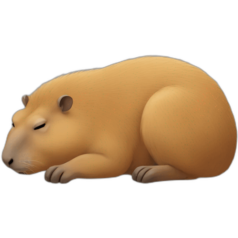 capybara-sleep emoji