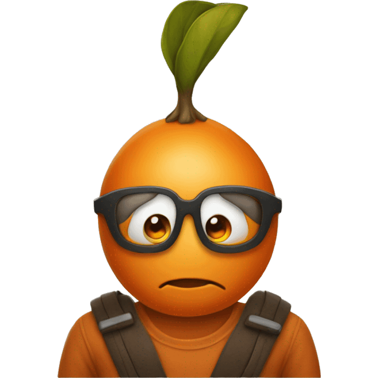 Orange  emoji