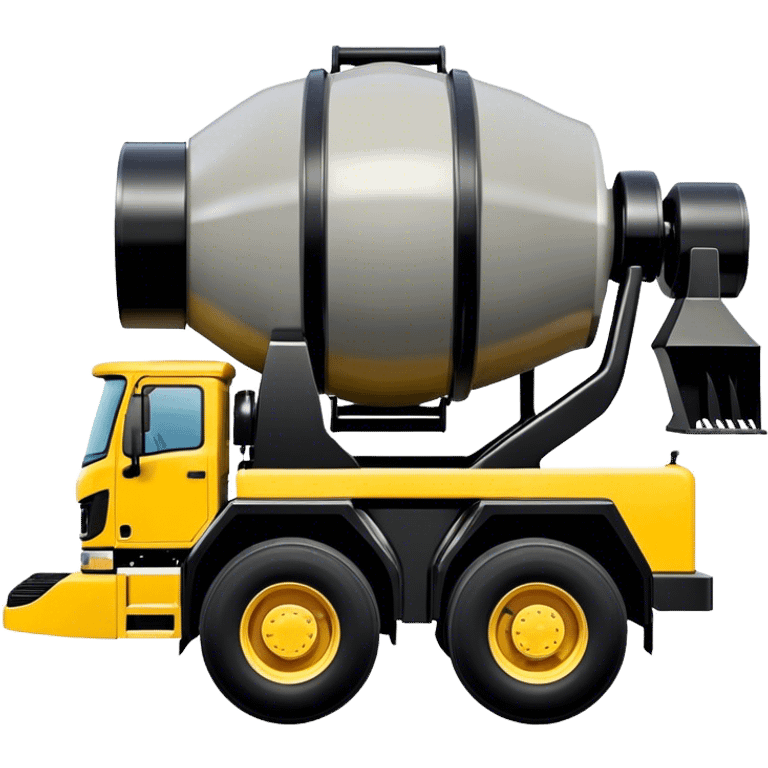 Cement Mixer - Mack Granite (Model Year: 2022) (Iconic colour: Yellow and black) emoji