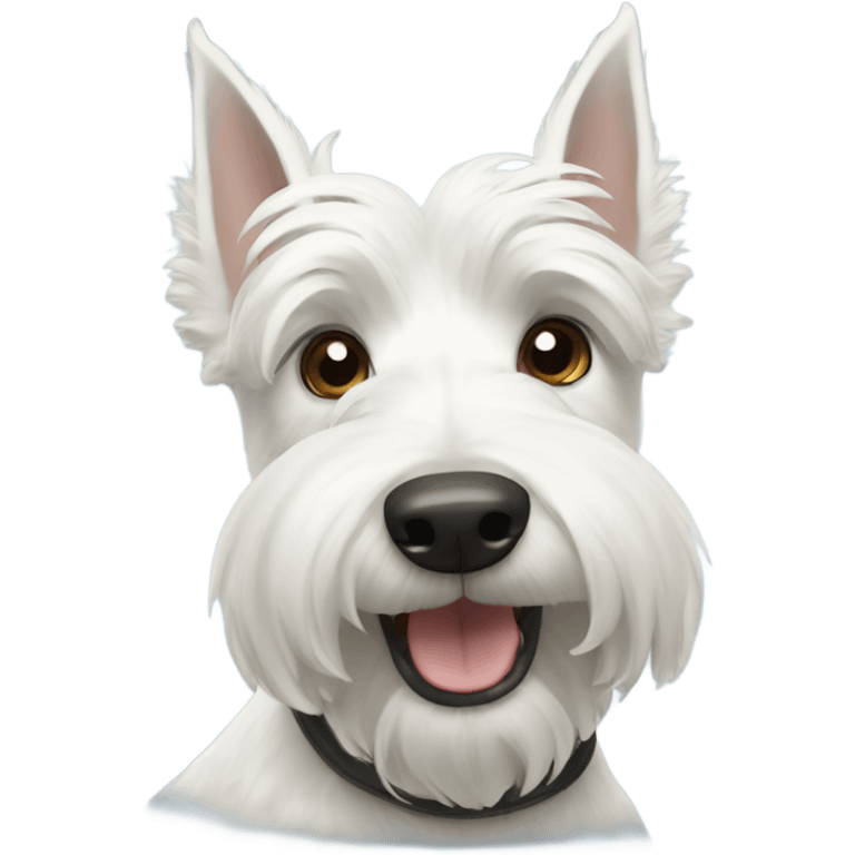 White Scottish terrier emoji