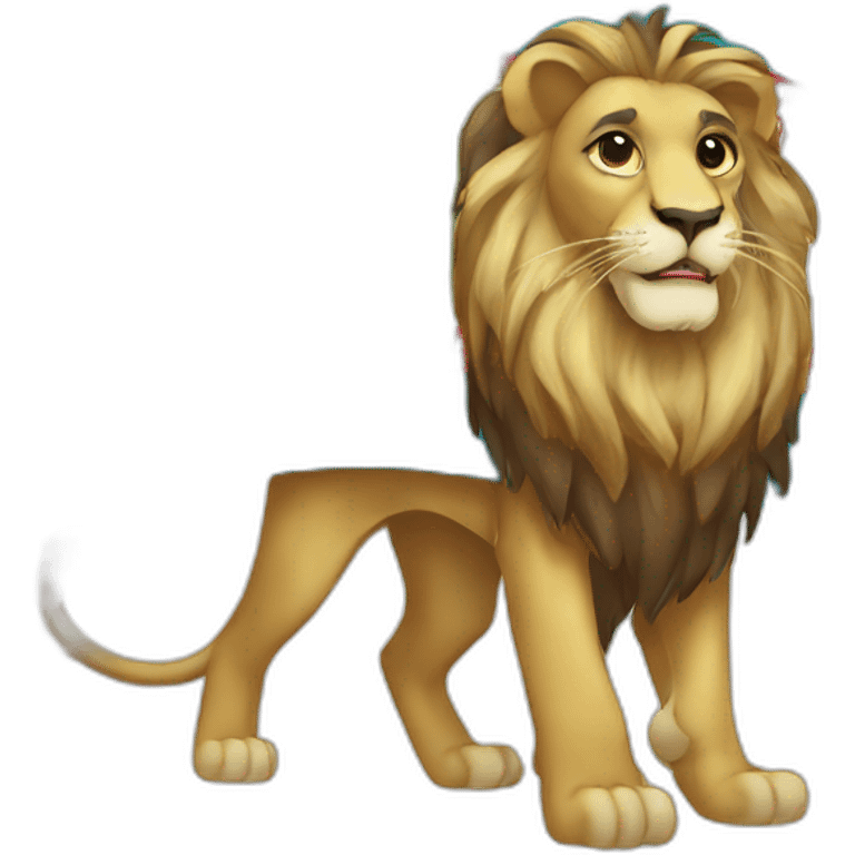 Drapeau Iran lion emoji