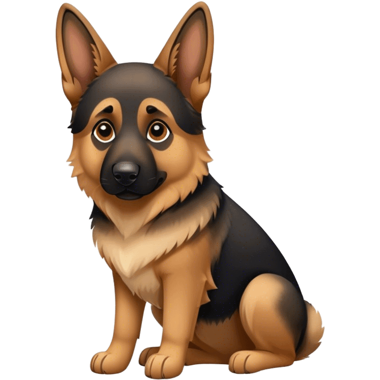 German shepherd  emoji