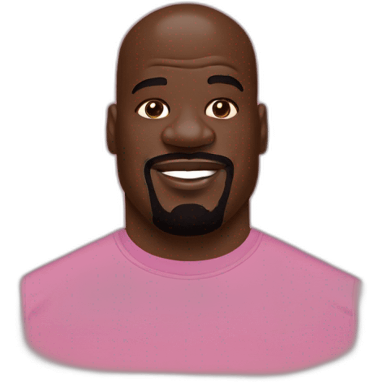 Shaquille-o’neal-tshirt-rose emoji