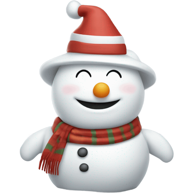 michelin man christmas snowman emoji