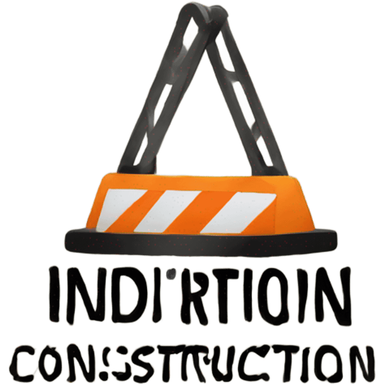 Under construction sign  emoji