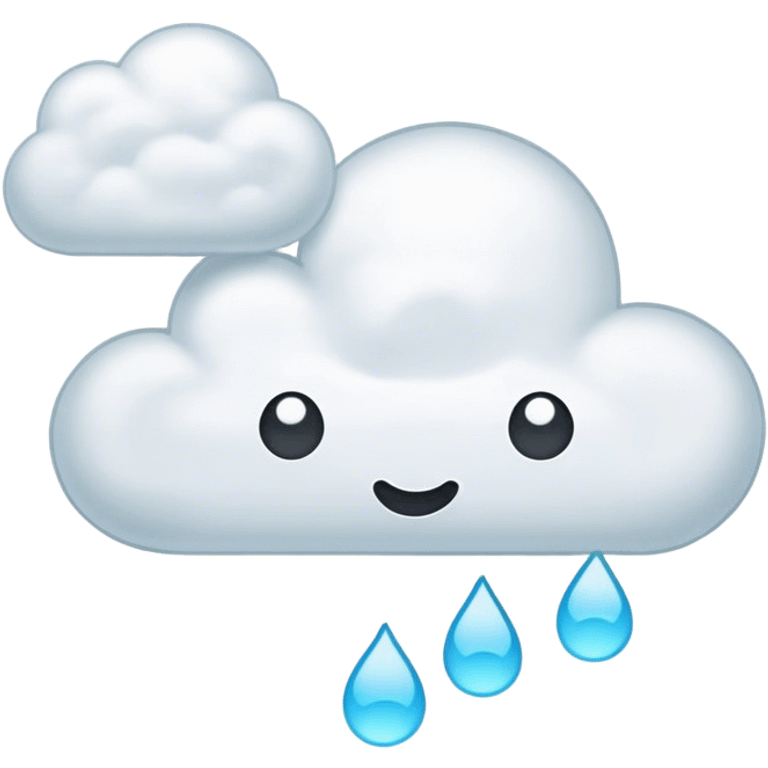 Cloud thought bubble saying “back in my day” emoji