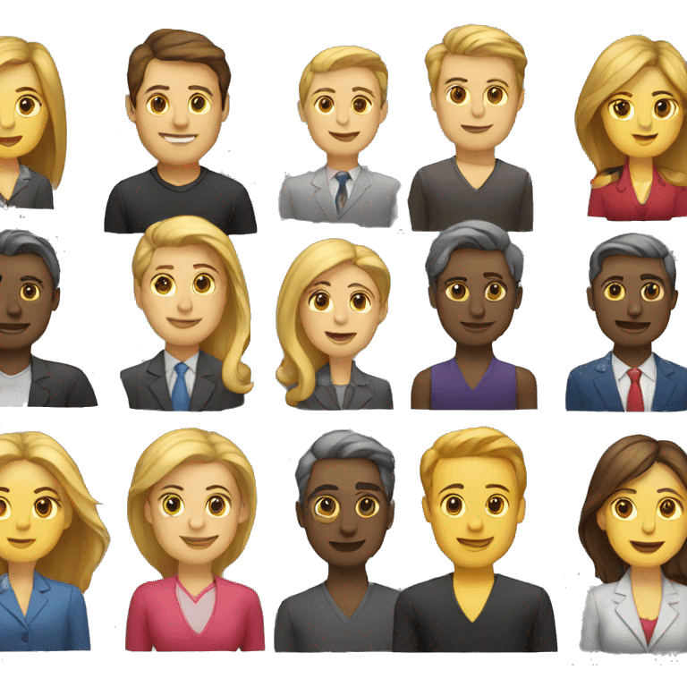 people in conference emoji