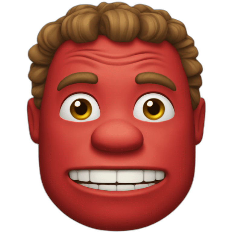 red-shrek emoji