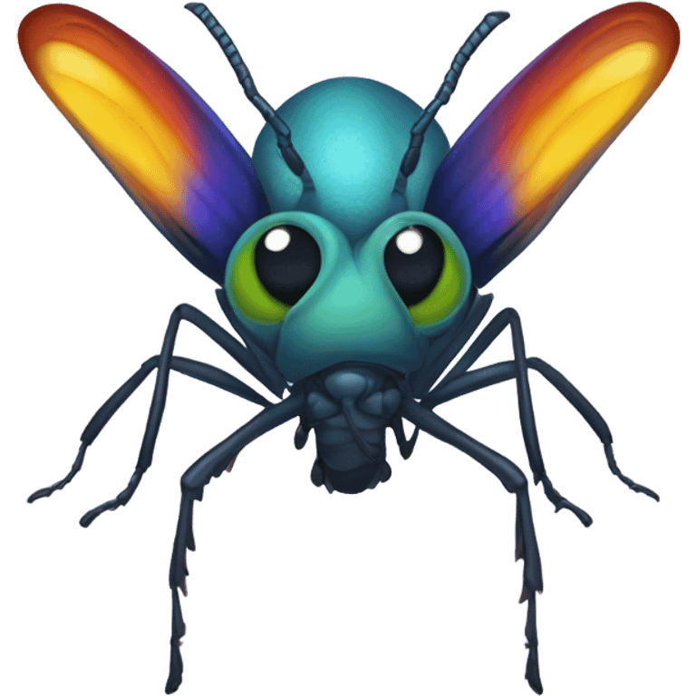 Crazy looking bug  emoji