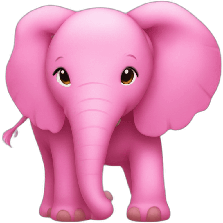 pink 🐘 emoji