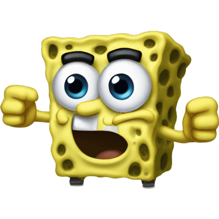 SpongeBob thumbs down emoji