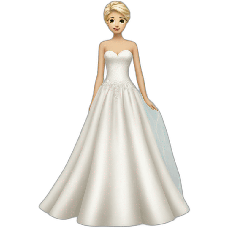 Wedding dress emoji