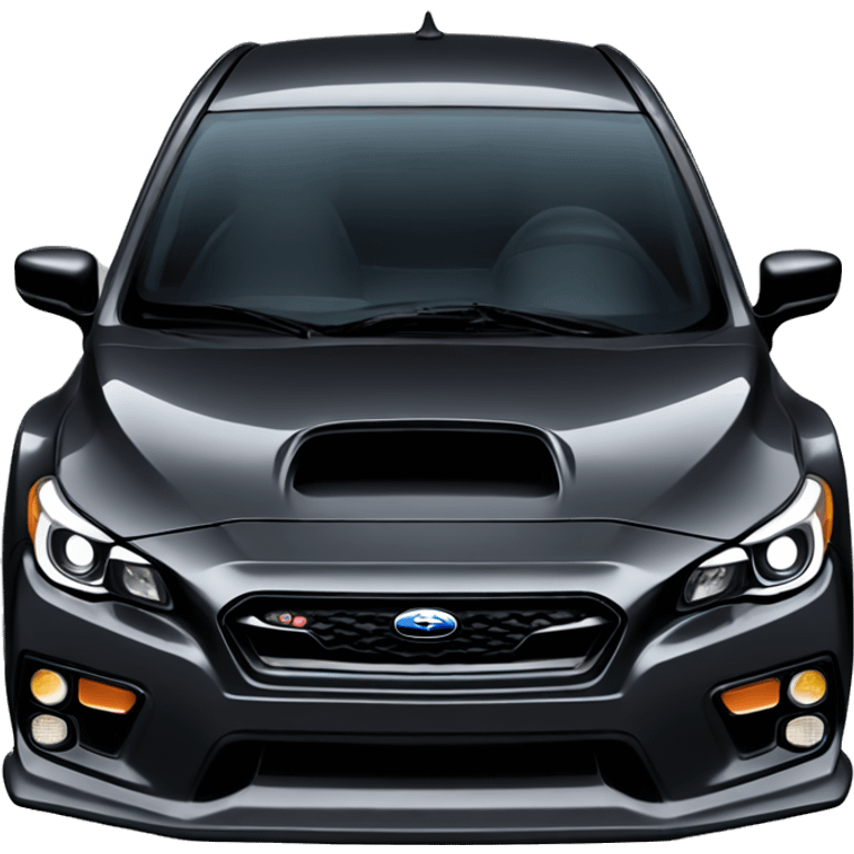 Black subaru wrx sti emoji