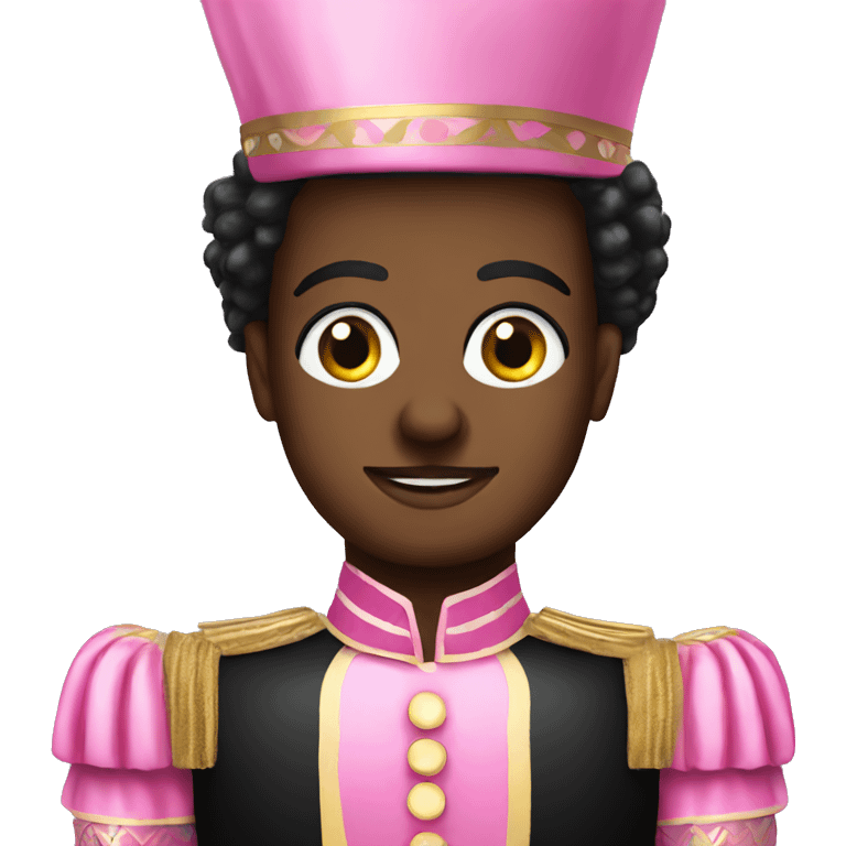 Black Pink nutcracker emoji